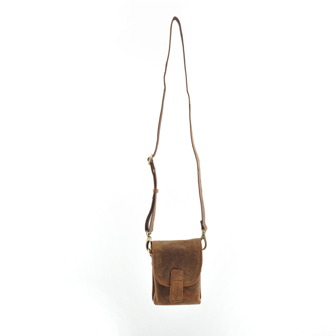 Leather Belt Bag One - Cognac